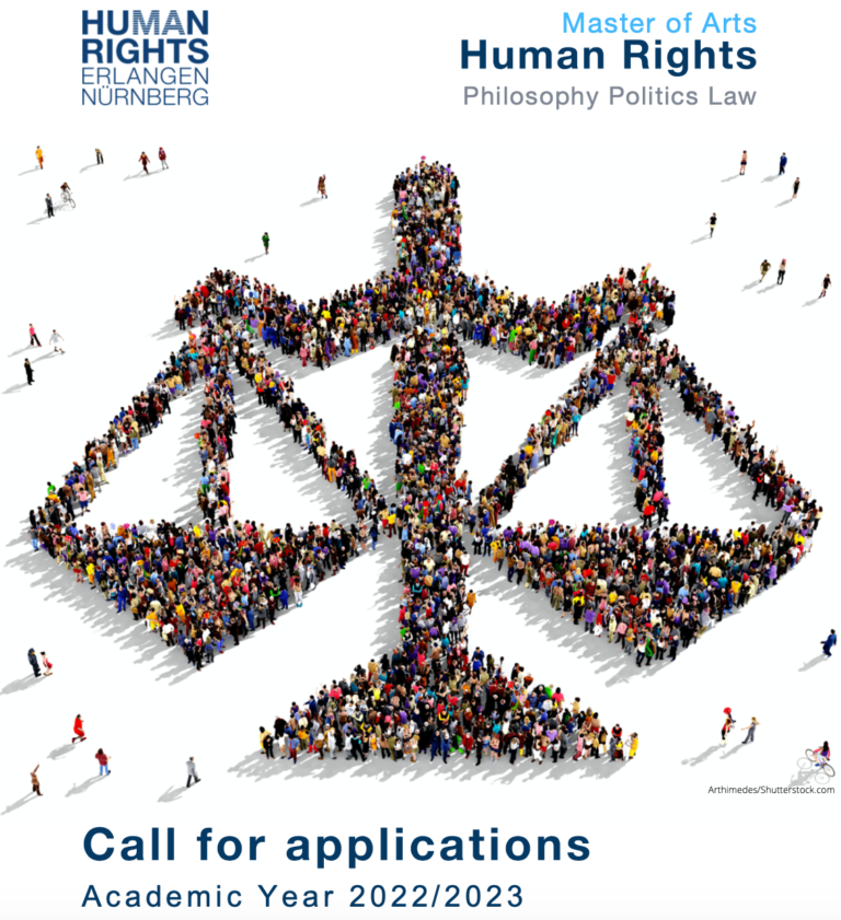 M.A. Human Rights: Call for applications 2022 / 2023