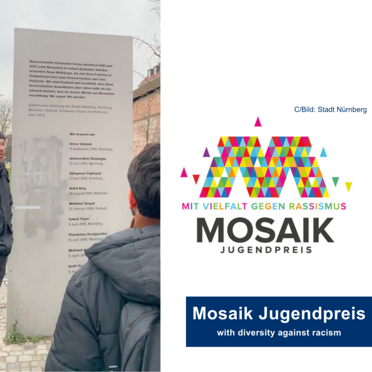 Mosaik Jugendpreis – with diversity against racism