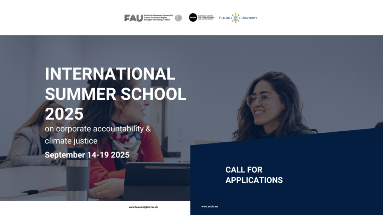International Summer School 2025 on corporate accountability & climate justice
