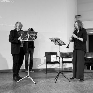Musical accompaniment by Helga Riedel and Heiner Bielefeldt.(Image: FAU CHREN)