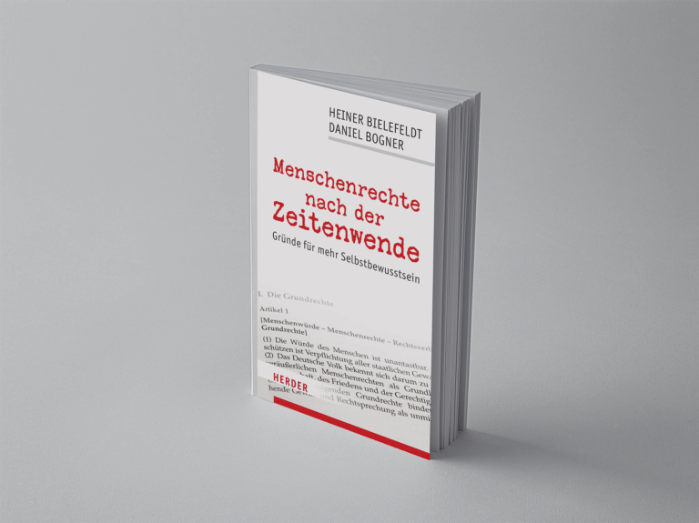 New Book: „Menschenrechte nach der Zeitenwende“ – Prof. Heiner Bielefeldt in Conversation